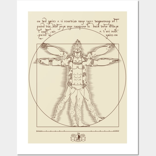 Vitruvian Franky Wall Art by Lithium